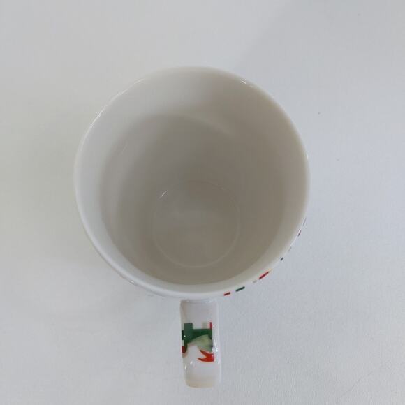 VTG All For You‎ Holiday Coffee Cup Mug Fireplace Stockings USA - Picture 3 of 4